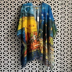 The Cafe Terrace Painting Kimono